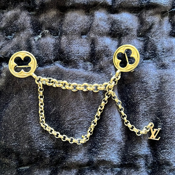 Authentic LV Brooch or Tie Chain - Picture 1 of 3